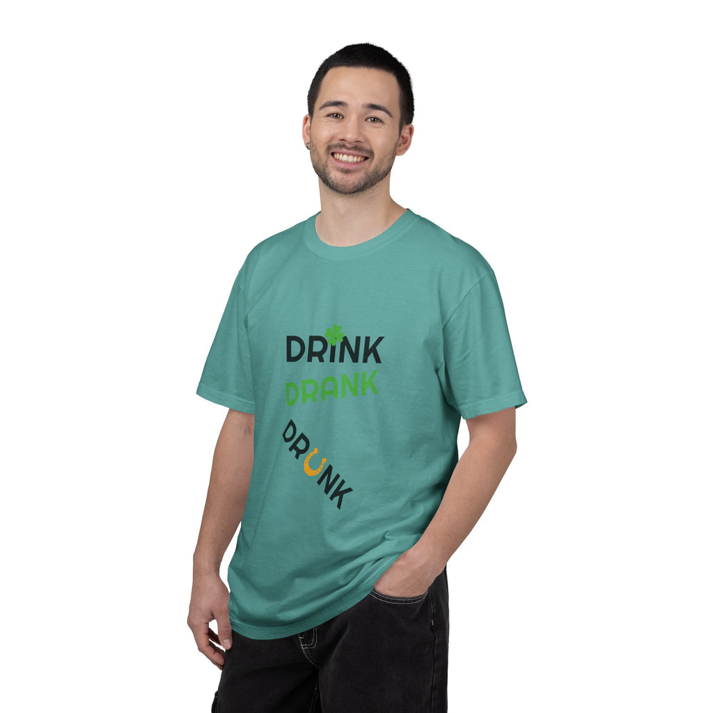 Drink Drank Drunk St. Patrick's Day T-Shirt — Cloversense St. Patrick's Tee