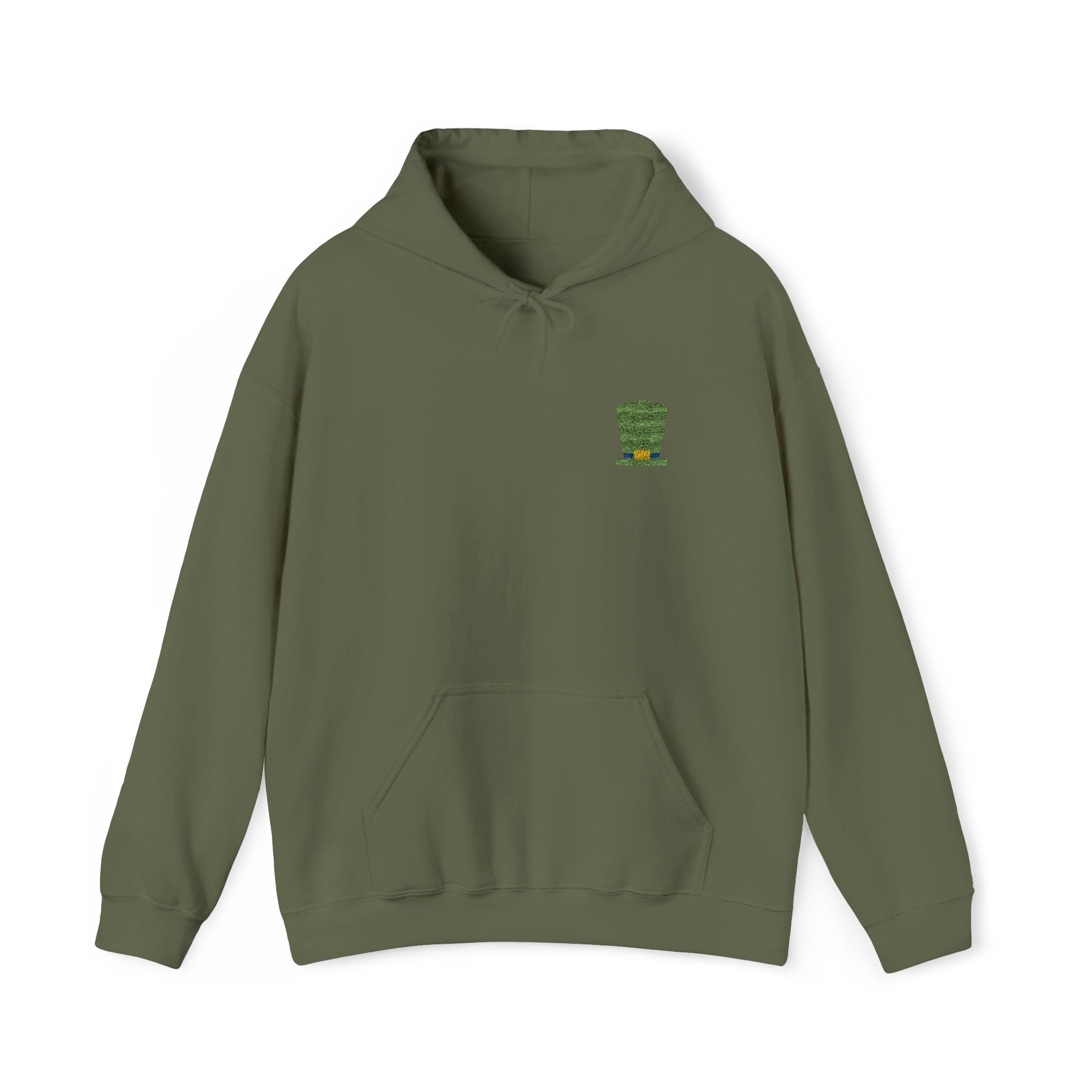 Unisex St. Patrick’s Embroidered Leprechaun Hat Hoodie — Cloversense