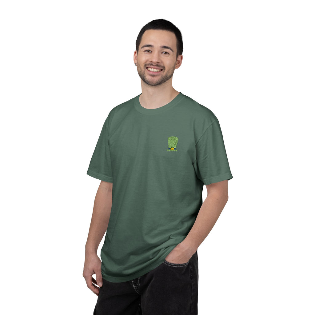 St. Patrick's Embroidered Leprechaun Hat T-Shirt — Cloversense St. Patrick's Tee