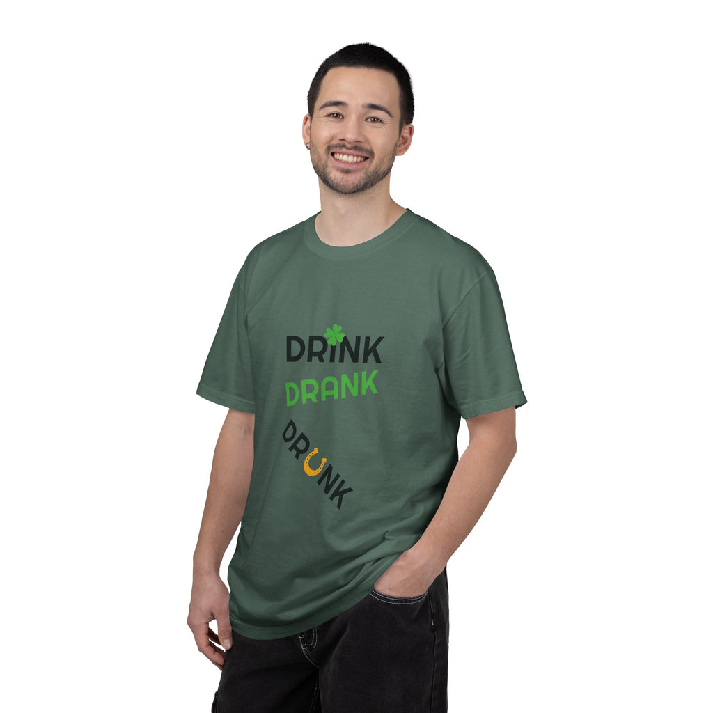 Drink Drank Drunk St. Patrick's Day T-Shirt — Cloversense St. Patrick's Tee