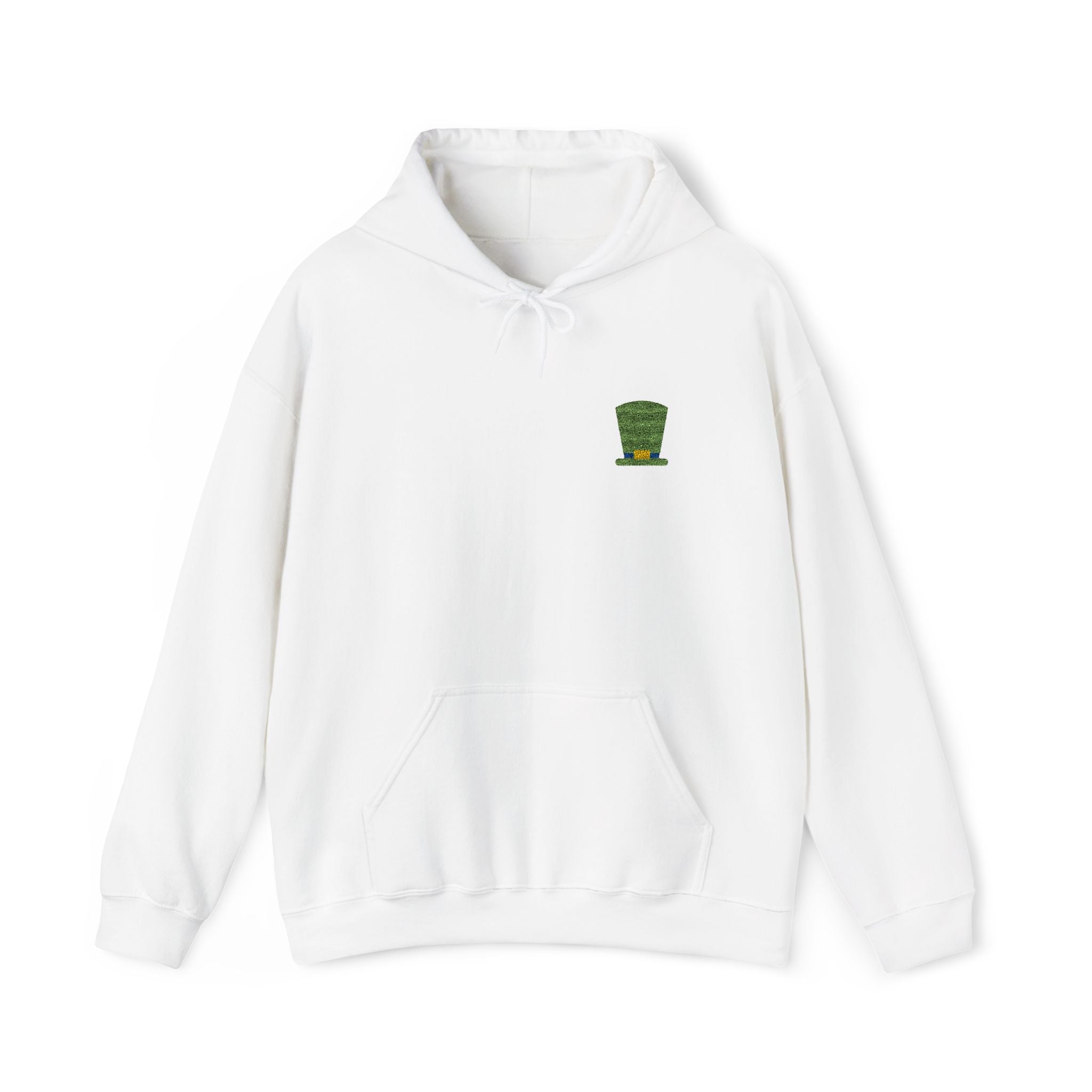 Unisex St. Patrick’s Embroidered Leprechaun Hat Hoodie — Cloversense
